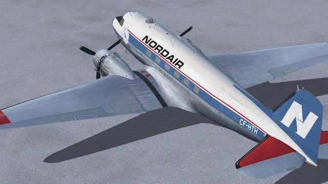 Screenshot 1 — Nordair Douglas DC-3