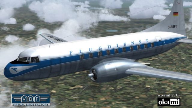Screenshot 1 — DFG Convair CV-240 VBF CA-18 D-BEPE