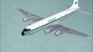 Screenshot 1 — Flughjalp (JCA) Douglas DC-6