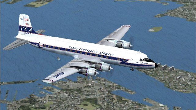 Screenshot 1 — Trans Carribbean Douglas DC-6A