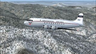Screenshot 1 — Continental Airlines Douglas DC-4