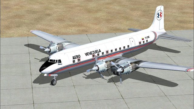 Screenshot 1 — Aero Venezuela Douglas DC-6B YV-290C
