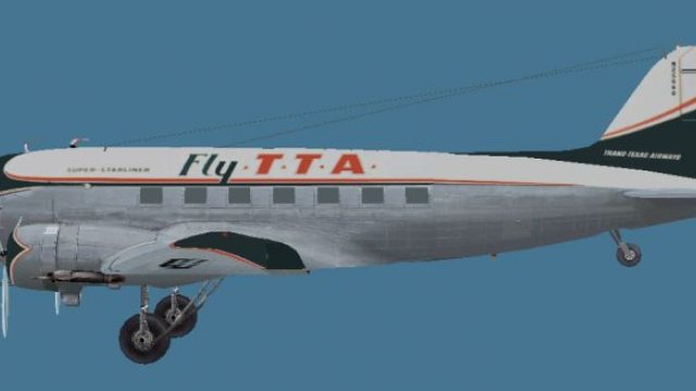 Screenshot 1 — Trans Texas Airways Douglas DC-3A