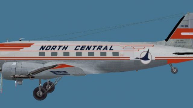 Screenshot 1 — North Central Airlines Douglas DC-3