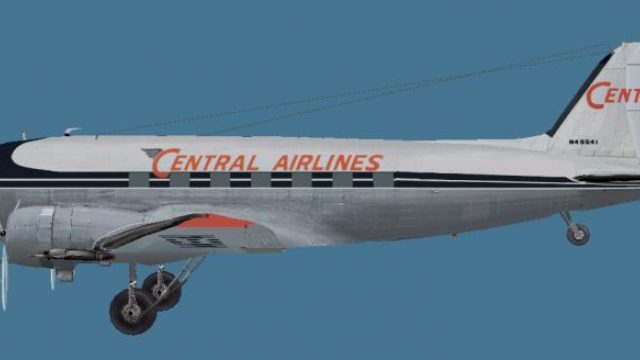 Screenshot 1 — Central Airlines Douglas DC-3