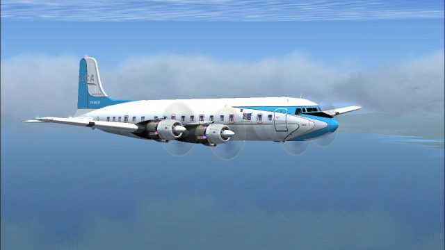 Screenshot 1 — Namibia Commercial Airways Douglas DC-6B