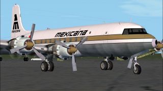 Screenshot 1 — Mexicana Douglas DC-6B 1973