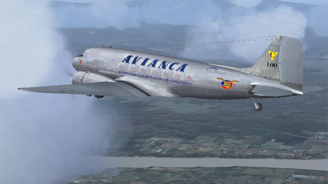 Screenshot 1 — Avianca Douglas DC-3 UAL63