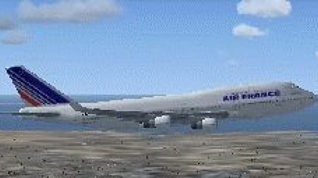 Screenshot 1 — Air France Boeing 747-400 Repaint