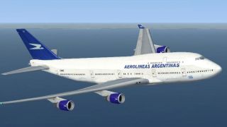 Screenshot 4 — Aerolineas Argentinas Boeing 747-400 Repaint