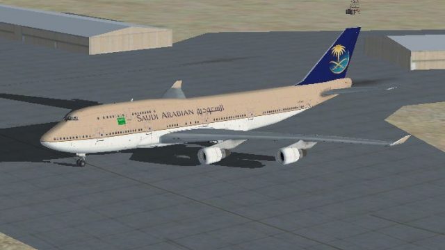 Screenshot 1 — Saudia Boeing 747-400 HZ-AIX