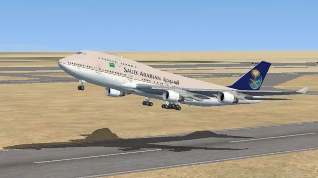 Screenshot 1 — Saudi Arabian Boeing 747-400 HZ-AIZ