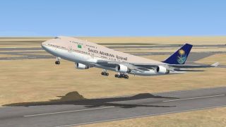 Screenshot 1 — Saudi Arabian Boeing 747-400 HZ-AIZ