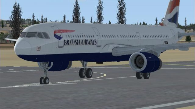Screenshot 1 — British Airways Airbus A321 G-FOCN