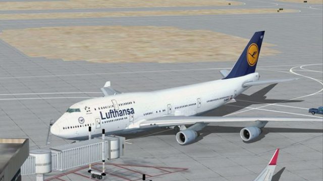 Screenshot 1 — Lufthansa Boeing 747-400 D-ABVF