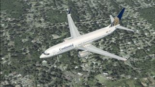 Screenshot 1 — Continental Airlines Boeing 737-800 N7927