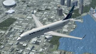 Screenshot 1 — WestJet Boeing 737-800 C-GZWS