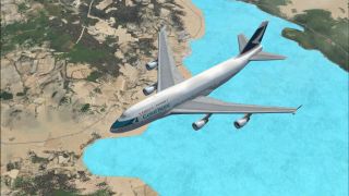 Screenshot 1 — Cathay Pacific Airways Boeing 747-400 B-HKE