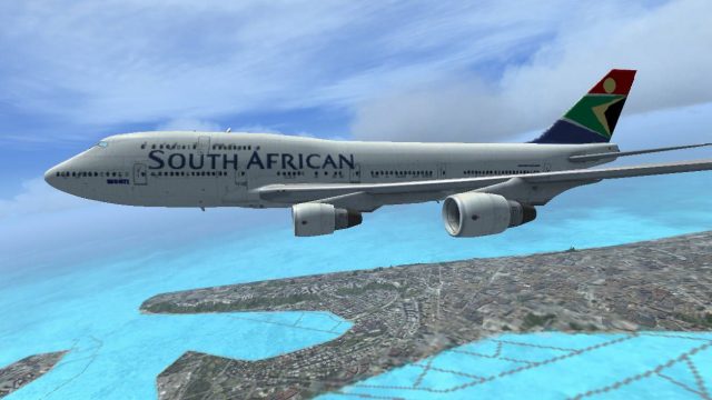 Screenshot 1 — SAA Boeing 747-400 ZS-SAZ