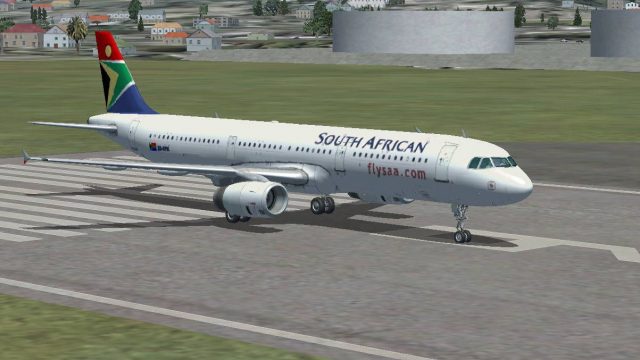 Screenshot 1 — SAA Airbus A321