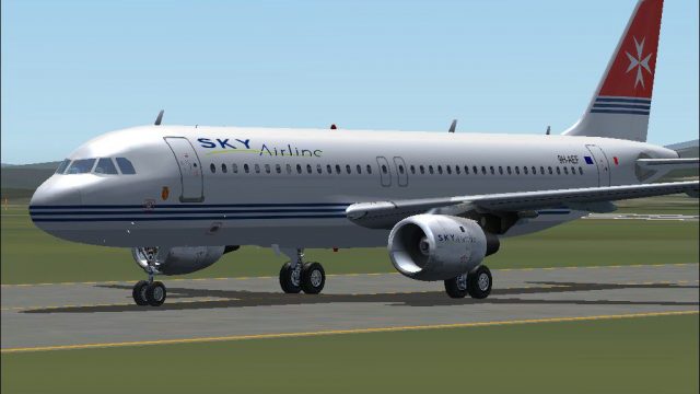 Screenshot 1 — Sky Airline Airbus A320-233 9H-AEN