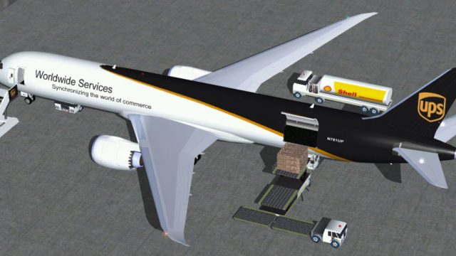 Screenshot 1 — UPS Boeing 787-9 Cargo Version