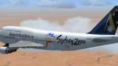 Screenshot 1 — Ansett Australia Boeing 747-400