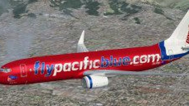 Screenshot 1 — Pacific Blue Boeing 737-800