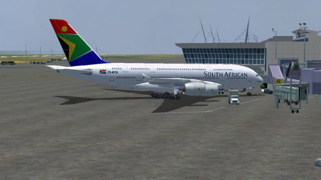 Screenshot 1 — SAA Airbus A380-800