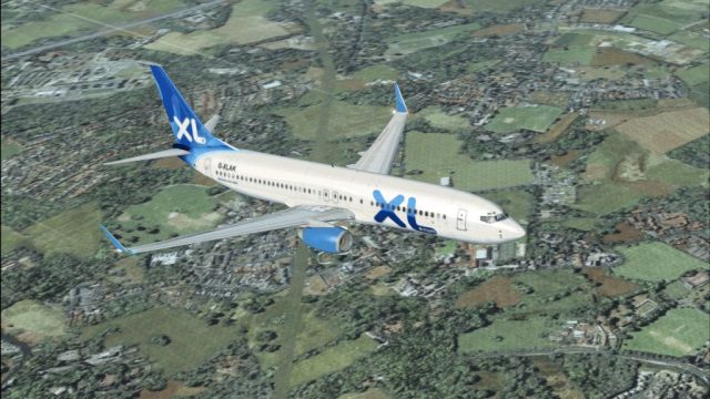 Screenshot 1 — Excel Airlines Boeing 737-800 G-XLAK