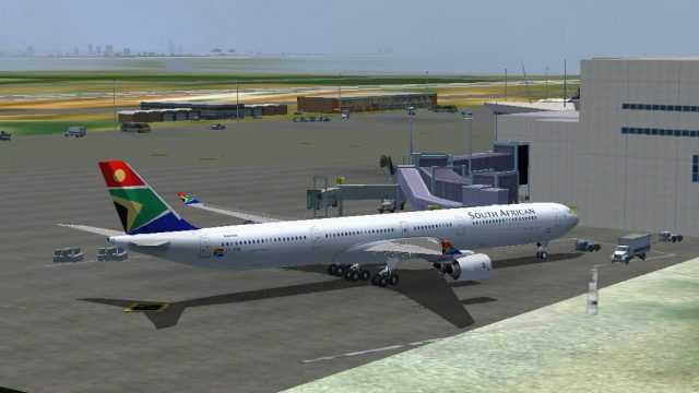 Screenshot 1 — SAA Airbus A340-600 ZS-SNB
