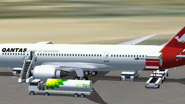 Screenshot 1 — Qantas Boeing 787-8 (AGS)
