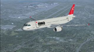 Screenshot 1 — Northwest Airlines Airbus A321