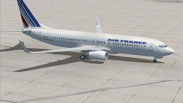 Screenshot 1 — Air France Boeing 737-800 F-GEEK