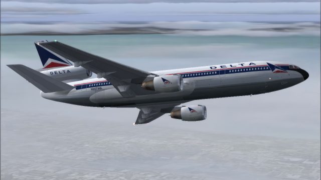 Screenshot 1 — Delta Airlines Douglas DC-10-10 CLS Repaint Pack