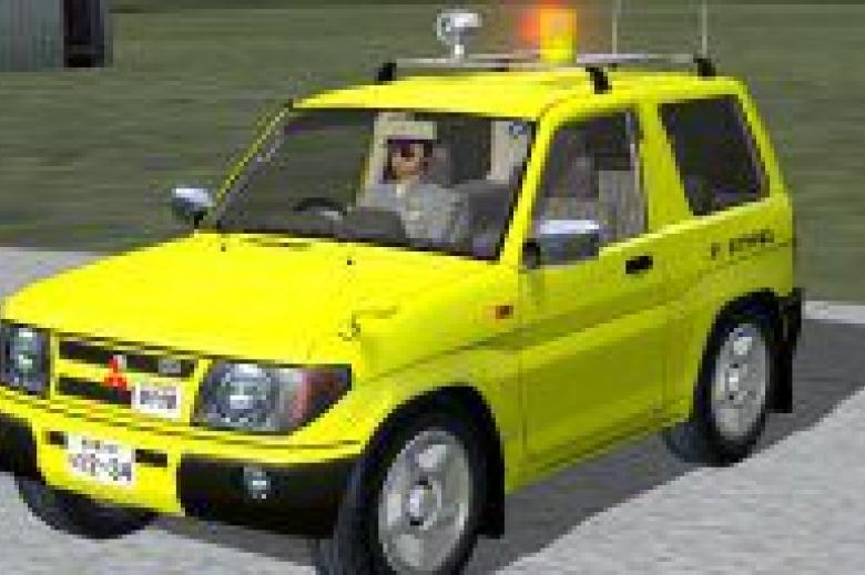 Mitsubishi Pajero/Shogun Drivable Car for MSFS