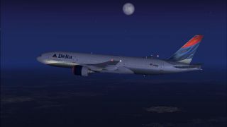 Screenshot 1 — Delta Airlines Boeing 777-232ER N864DA "The Soaring Spirit"
