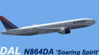 Screenshot 3 — Delta Airlines Boeing 777-232ER N864DA "The Soaring Spirit"