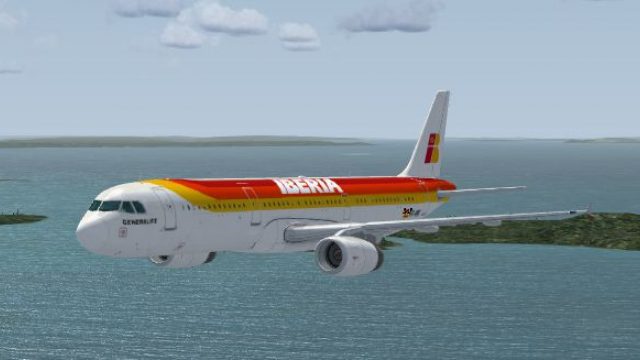 Screenshot 1 — Iberia Airbus A321