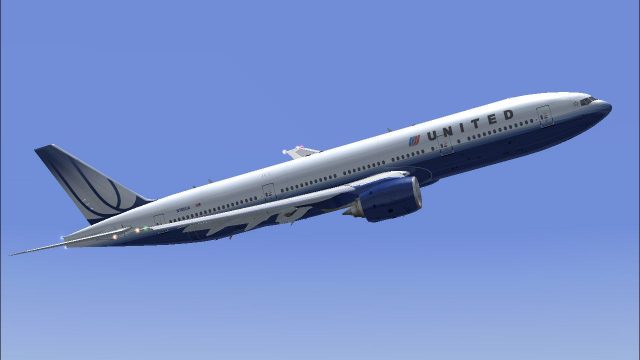 Screenshot 1 — United Airlines Boeing 777-222ER N785UA