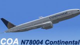 Screenshot 2 — Continental Boeing 777-224ER N78004