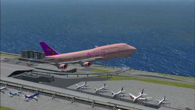 Screenshot 1 — Bigs's Hawaii Link Boeing 747-400