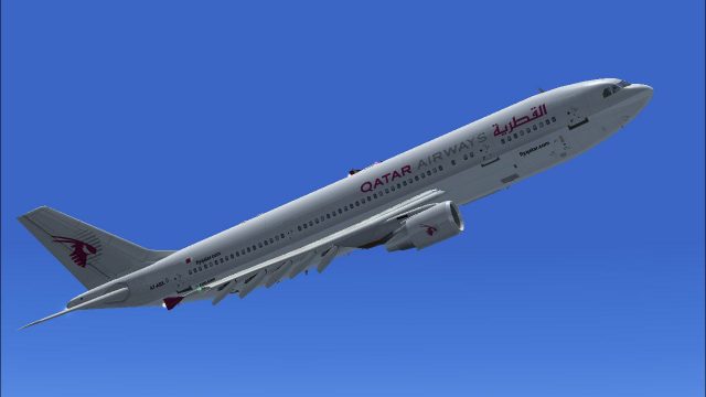 Screenshot 1 — (CLS) Qatar Airways Airbus A300B4-622R A7-ABX