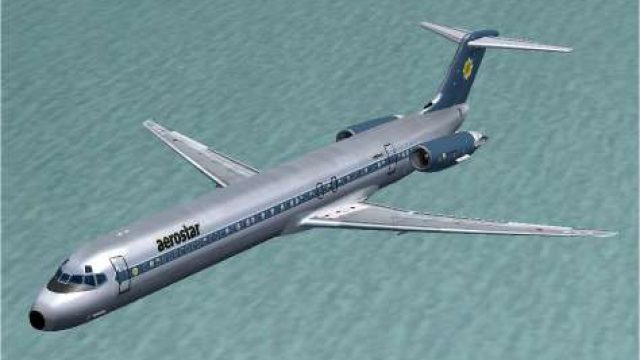Screenshot 1 — Aerostar Virtual Airlines MD-80