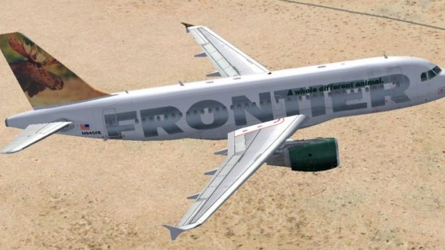 Screenshot 1 — Frontier Airlines Airbus A319