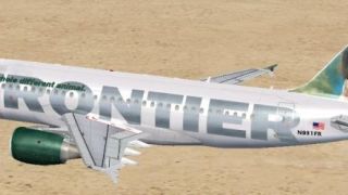 Screenshot 9 — Frontier Airlines Airbus A319