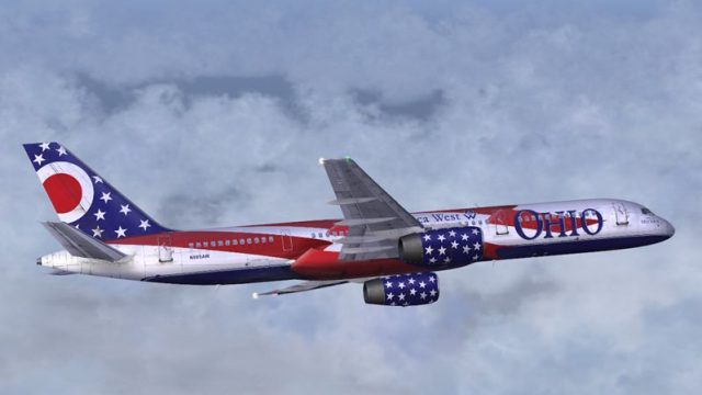Screenshot 1 — America West Boeing 757-200