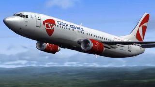 Screenshot 1 — CSA Boeing 737-400 OK-DGM