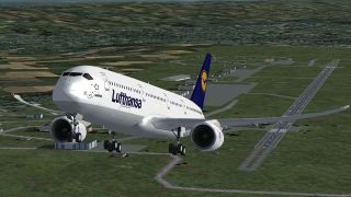 Screenshot 1 — Lufthansa Airbus A350 Demo