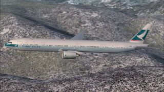 Screenshot 1 — Cathay Pacific Boeing 777-300